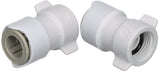 Whale WX1532 Marine 15mm X 1/2” NPT Female Quick Connect Union Plumbing Fitting WX1532B 2-Pack