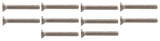 Marine Grade 8-32 X 1-1/2" Stainless Steel Flat Head Phillips Machine Screw Fasco Fastener MP0762 0762MP 10-Pack