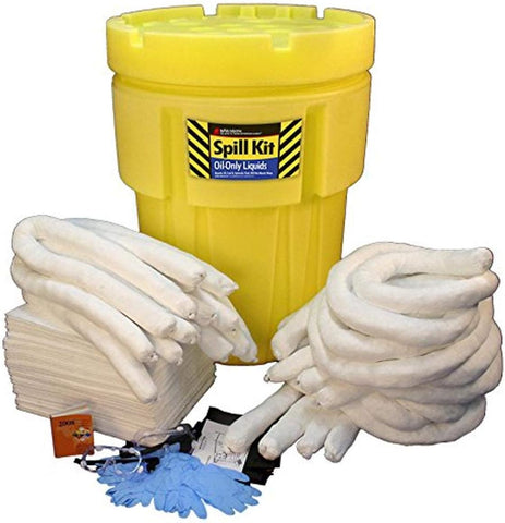 Buffalo Industries 92091 Oil-Only White 95 Gallon Poly-Overpack Spill Kit