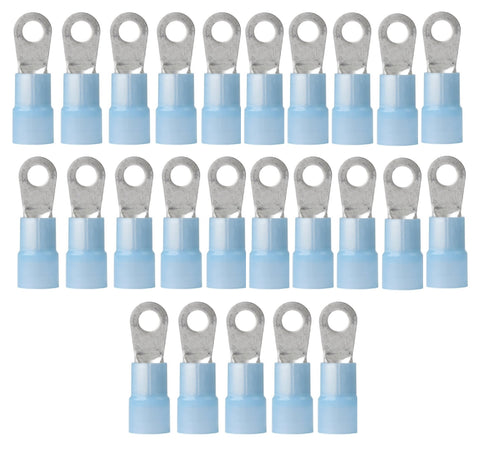 Marine Grade Ring Terminal Electrical Connector 6 AWG Wire X 1/4" Stud Ancor 210244 25-Pack