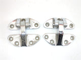 Perko 773-DP-CHR Vintage Heavy Duty Chrome Plated Bronze Hatch Hinge 2-Pack