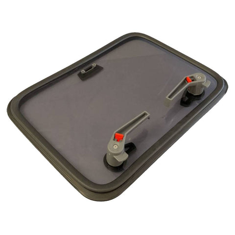 Lewmar 361130990 Size 30 Medium Profile Replacement Hatch Lens with Handles and Seal