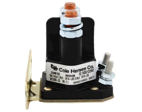 Cole Hersee 24612 Plastic Body 12V 100A Grounded Intermittent Continuous Duty SPST Solenoid