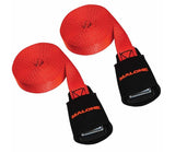 Malone MPG307-12 Heavy Duty 12’ Load Strap with Foam Buckle Sleeve 2-Pack