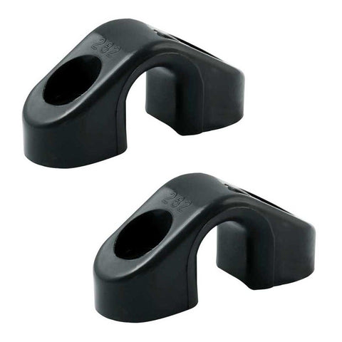 Bainbridge PA0282A/2 Sailboat Rigging 9mm Open Base Aluminum Fairlead 2-Pack