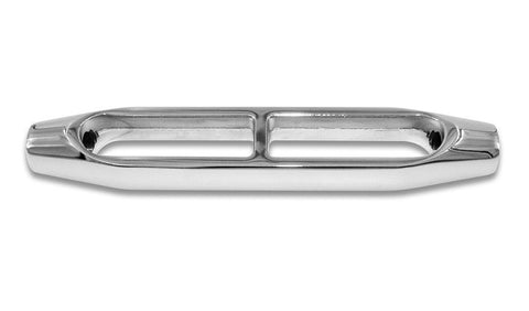 Hayn Marine 38FB Chrome Plated Bronze 3/8"-24 Thread X 5-1/2" Open Turnbuckle Body