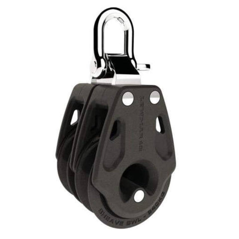 Lewmar 29901322BK Synchro Boat Marine 30mm Stainless Steel Control Double Block