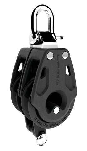 Lewmar 29901422BK Synchro Boat Marine 40mm Stainless Steel Control Double Block