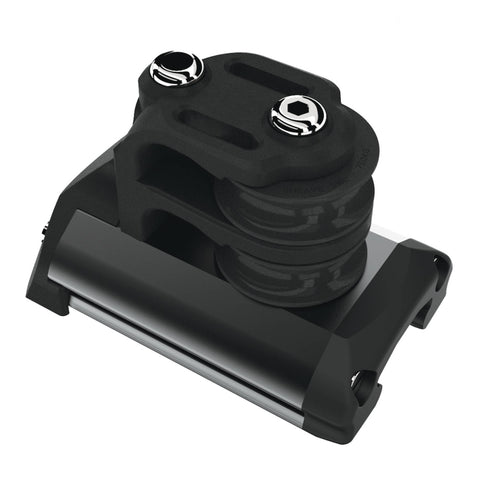 Lewmar 29472032BK Sailboat Sailing Size 2 Simple End Stop with Double CL Sheaves