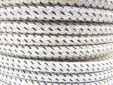 New England Ropes C2924-08 ARC Grand Prix Racing Black Fleck 5/16" Hollow Braid Sailboat Sailing Sheet By the Foot