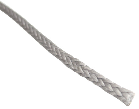 New England Ropes C1528-05 Endura-12 Gray 5/32" (4mm) Dyneema SK75 12-Strand Rope By the Foot
