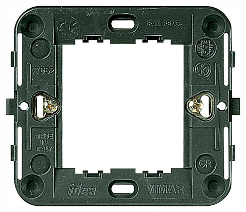 Vimar 17082 Idea 60mm Flush 2-Reduced Module Switch Mounting Frame with Claw and Screw