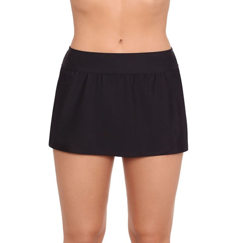 Sail Away L214997 Women's Solid Black Wrap Swim Skirt Size Small