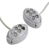 Alpena Aqualitz 88222 Glo-Podz Red 1-3/4" X 1” LED Companionway Light 2-Pack