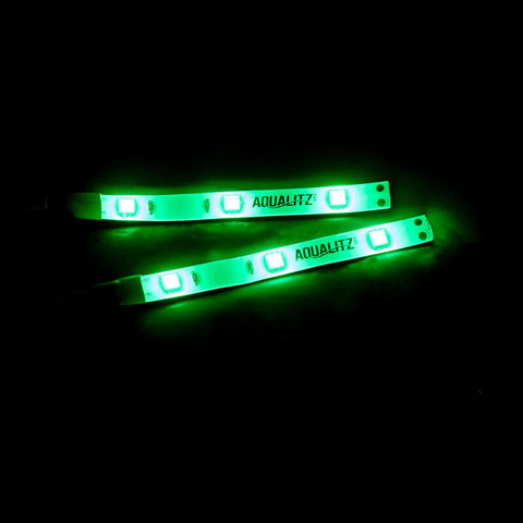 Alpena Aqualitz 88725 MAX LED Waterproof Green 8" LED Light Strip 2-Pack