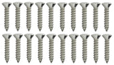 Marine Grade #6 X 3/4" Stainless Steel Oval Head Phillips Tapping Screw Fasco Fastener MP0578 0578MP 20-Pack