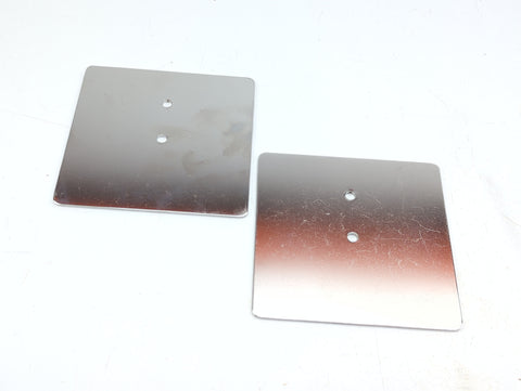 Dive-N-Dog BP-L Telescoping Swim Ladder 6" X 6" Stainless Steel Backing Plate 2-Pack