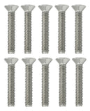 Marine Grade 10-24 X 1-1/4" Stainless Steel Oval Head Phillips Machine Screw Fasco Fastener MP0848 0848MP 10-Pack