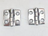 Perko 0941000CHR Fig 941 Vintage Boat Marine Chrome Plated Zinc Alloy Butt Hinge 2-Pack