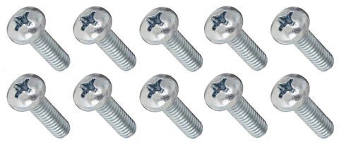 Marine Grade 1/4-20 X 1" Stainless Steel Pan Head Phillips Machine Screw Fasco MP0825 0825MP 10-Pack