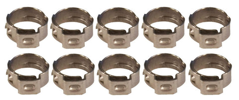 OMC Johnson Evinrude 347107 Oetiker 16700010 Outboard Stainless Steel 1/2" Hose Clamp Sierra 18-9129 18-9129-9 10-Pack