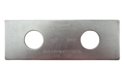 Attwood 66539-1 Marine Stainless Steel Backing Plate for 66538-1 10" Neat Cleat