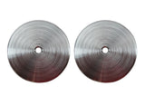 Morse G&L Materials PRB-2.5D Aluminum Brushed 1 Hole 2.5” Round Pad Lot of 2