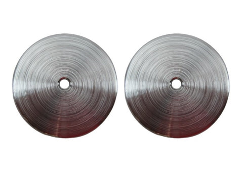 Morse G&L Materials PRB-2.5D Aluminum Brushed 1 Hole 2.5” Round Pad Lot of 2