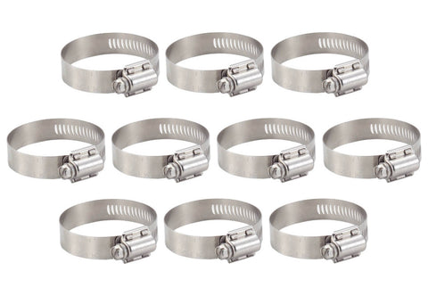 Breeze 300 52H Aero-Seal SAE 52 2-13/16" to 3-3/4" Stainless Steel Hose Clamp Box of 10