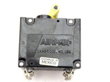 Airpax UPGH66-4975-2 UPG Series Double Pole Yellow Toggle 10 AMP Circuit Breaker