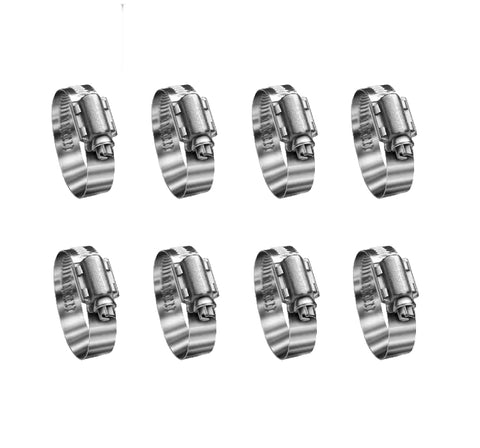 Breeze 76044 Euro-Seal SAE 44 2-5/16” to 3-1/4” Stainless Steel Hose Clamp Lot of 8