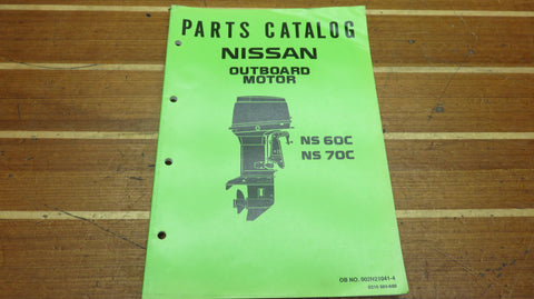 Nissan 002N21041-4 Genuine OEM NS 60C 70C 2 Stroke Outboard Motor Parts Catalog