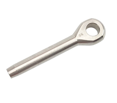C Sherman Johnson 12-204 Machine Swage 3/16” Stainless Steel Marine MS Style Eye