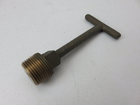 Wilcox Crittenden Vintage Marine Bronze T-Handle 3/4" Garboard Drain Plug Only