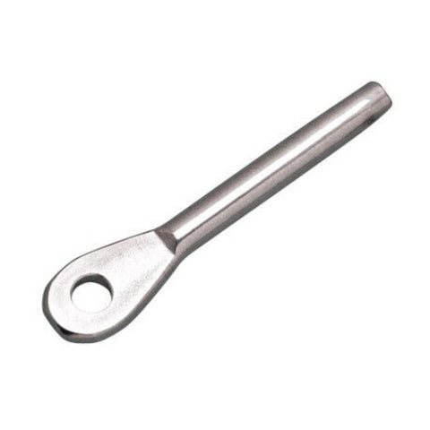 C Sherman Johnson 12-218 MS Style Stainless Steel 5/16” Wire 7/16” Pin Terminal Swage Eye