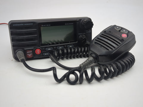 Standard Horizon GX2000 Matrix Waterproof DSC VHF Radio Transceiver with Microphone