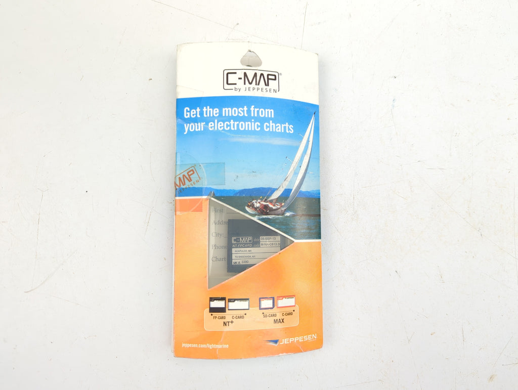 CMAP NAC613 NT+ Furuno FPCard Electronic Chart Map Acapulco to Ense