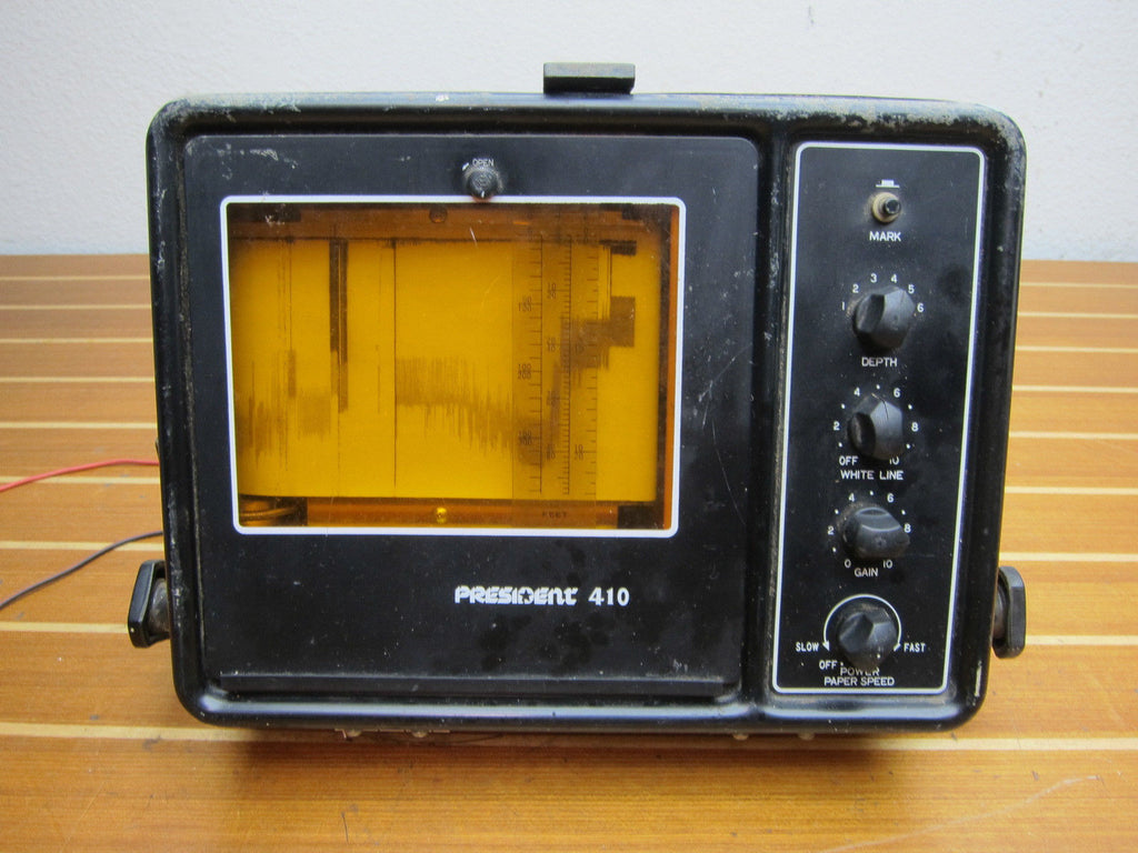 Vintage President 410 410WA Marine Boat Straight Line Depth Sounder Fish Finder Vintage President 410 410WA Marine Boat Straight Line Depth Sounder Fish Finder