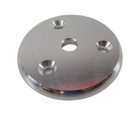 Morse Industries G&L Materials PR-2.5D Aluminum Polished 3 Hole 2.5” Round Pad