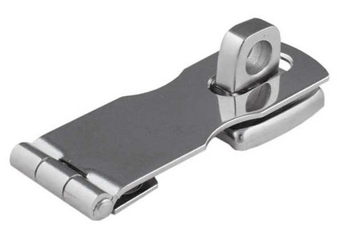 West Marine H90-0300-1W Stainless Steel 3" x 1 1/8" Swivel Hasp Latch
