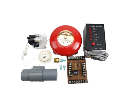 Aqualarm 20001 Single Engine 5 Area with Detector and Bell 12V Automatic System Monitor