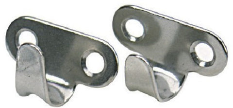 Whitecap S-182C 1/2" x 1-1/4" #8 304 Stainless Steel Stamped Hammock Hook Lot of 2