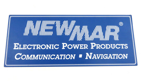 Newmar 9-1/2” x 24" Electronic Power Products Communication Navigation Sign