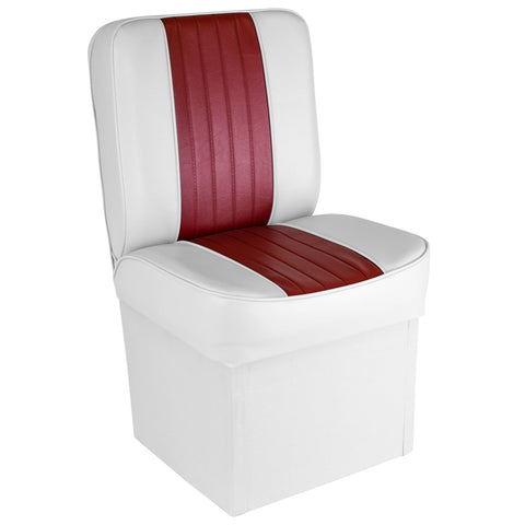 Wise 8WD1414P-925 Boat Marine Red and White Deluxe Universal Single Jump Seat