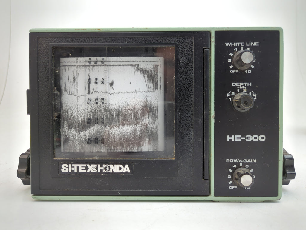 SI-TEX HE-300 Vintage Honda Straight Line Paper Graph Depth Recorder Fish Finder