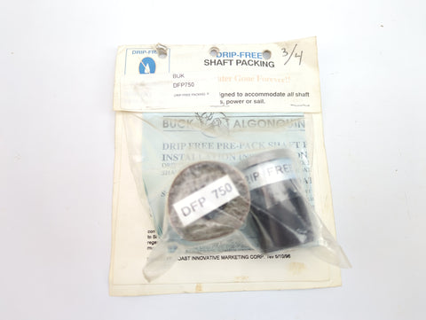 Buck Algonquin DFP750 "Drip-Free" Dripless Moldable 3/4" Shaft Packing Kit