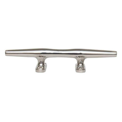 Attwood 66010-1 Boat Marine 8” X 2-1/8" Polished Stainless Steel Hollow Base Cleat