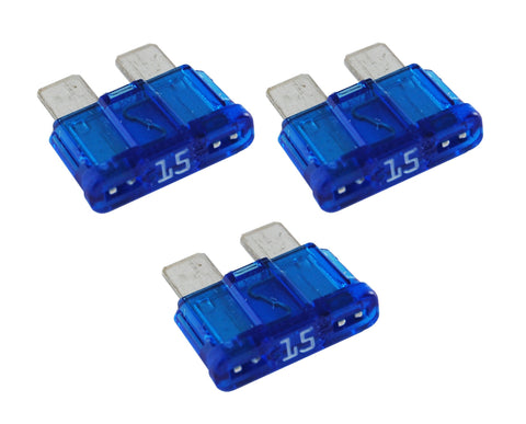 Blue Sea Systems 5242 15A 32V Fast Acting Tin Plated Connector ATO / ATC Fuse (3)