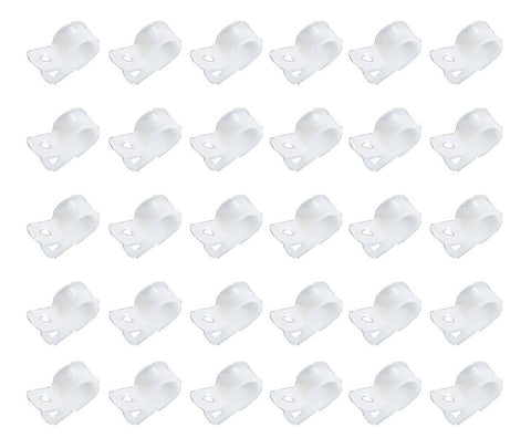 Ancor 401932 Marine Grade Natural White 1-1/2" Nylon Cable Clamp Lot of 30 Umpco Adel - Second Wind Sales