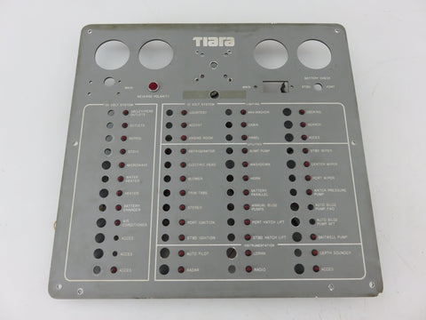 Tiara Yachts T1503 Boat Marine Blank 15.5" X 16" Voltage Lighting Breaker Panel
